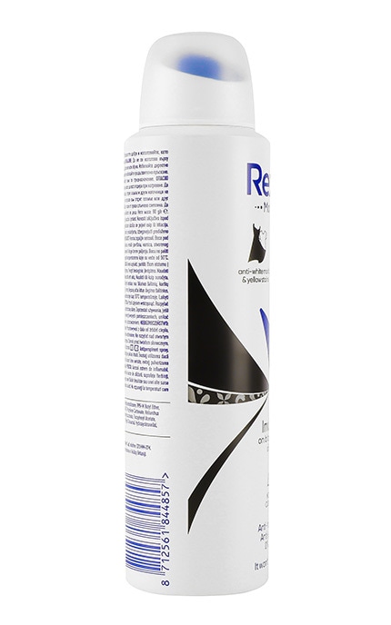 REXONA-Антиперспирант аэрозоль Rexona Invisible On Black+White Clothes 150 мл-8720181564123