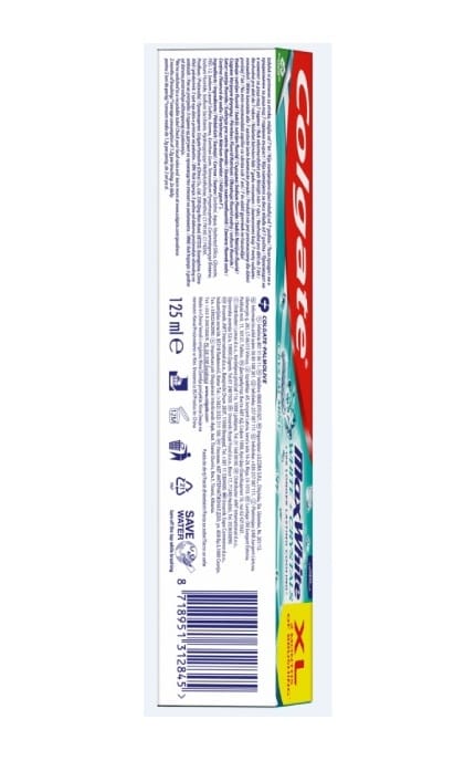 COLGATE-Зубная паста Colgate Max White Хрустальная мята 125 мл-8718951312845
