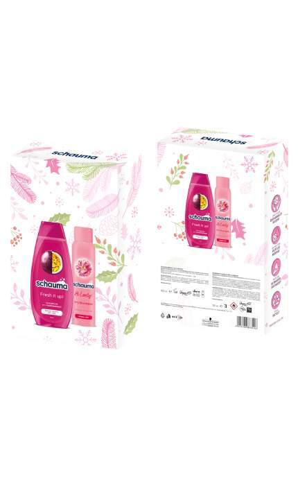 SCHAUMA-Набір для жінок Schauma Fresh it Up. Refresh & Volume Шампунь Fresh it Up 400 мл + Сухий шампунь Hi Lovely! 150 мл-4015100863406