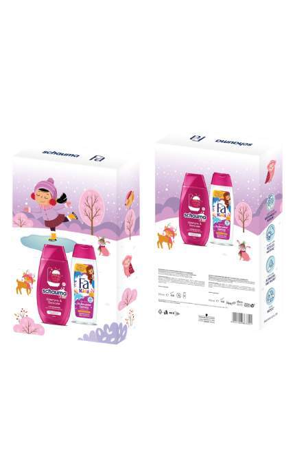 FA-Набір подарунковий для хлопчиків Kids boy for Children's Hair & Skin Шампунь-гель для душу Schauma 250 мл + Гель для душу Fa 250 мл-4015100863321