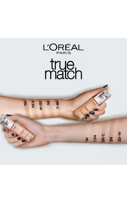 L'OREAL PARIS-Тональний крем L'Oreal Paris True Match тон 3.5N 30 мл-3600523674541