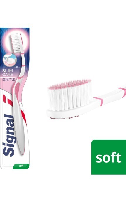 SIGNAL-Зубная щетка Signal Бережное удаление налета 1 шт-8712561937917