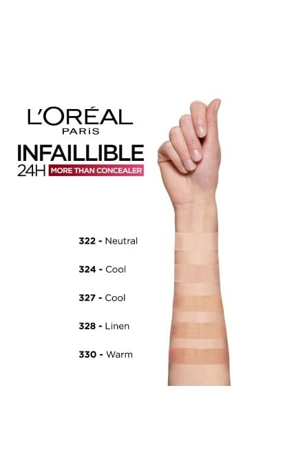 L'OREAL PARIS-Консилер для лица L'Oreal Paris Infaillible More Than Concealer 330 Warm 11 мл-30173651