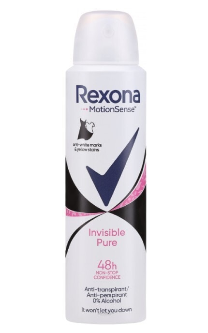 REXONA-Антиперспірант аерозоль Rexona Invisible pure 150 мл-8720181564086
