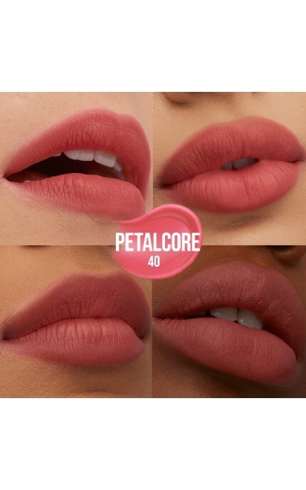 MAYBELLINE NY-Стійка матова помада-тинт для губ Maybelline New York Super Stay Teddy Tint 40 Petalcore 5 мл-30146785