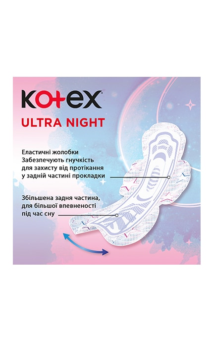 KOTEX-Прокладки женские гигиенические Kotex Ultra Night Quadro 24 шт-5029053580944