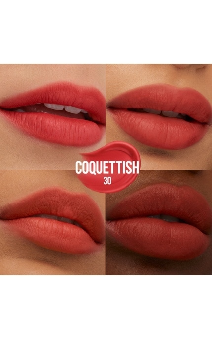 MAYBELLINE NY-Стійка матова помада-тінт для губ Maybelline New York Super Stay Teddy Tint 30 Coquettish 5 мл-30146761