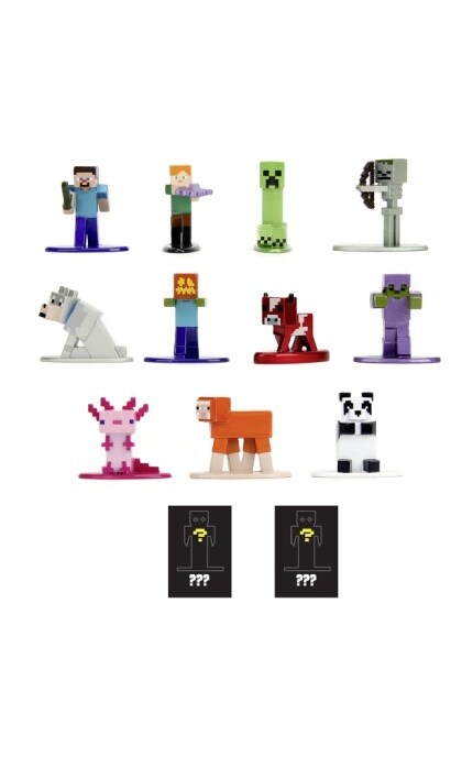 JADA-Фигурка-сюрприз металлическая коллекционная Jada Майнкрафт 5 высота 4 см 13 видов в ассортименте-4006333093319