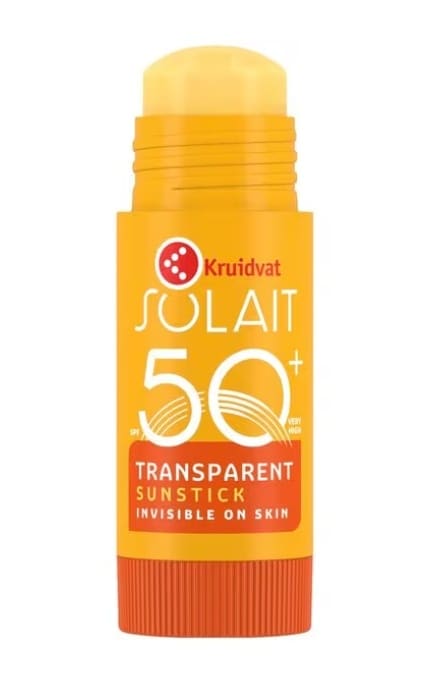 SOLAIT-Стик солнцезащитный Kruidvat Solait SPF50+ для чувствительных участков кожи 20 г-8720674238661