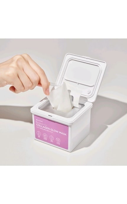 LEADERS-Маска для обличчя Collagen Glow Mask 20 шт-8809672284266