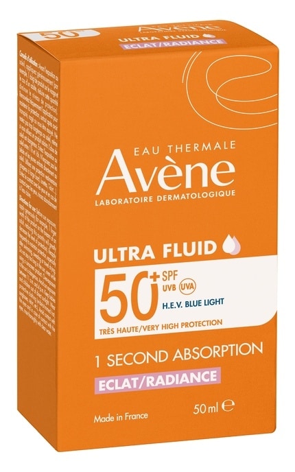 AVENE-Сонцезахисний ультра-флюїд Avene Solaire Ultra-Fluid Radiance SPF 50+ 50 мл-3282770397697