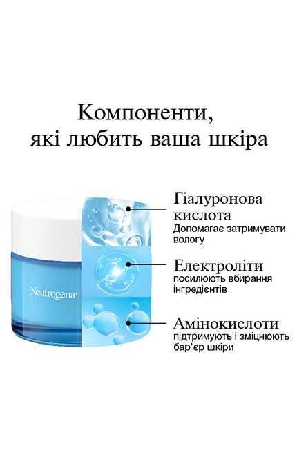NEUTROGENA-Зволожувальний гель Neutrogena Hydro Boost для нормальної та комбінованої шкіри 50 мл -3574661533827