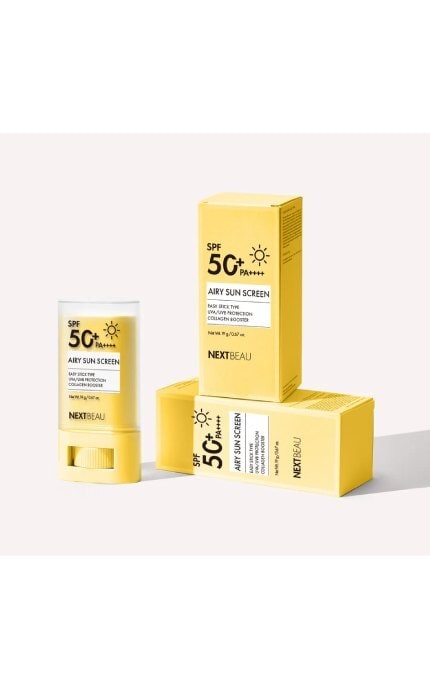 NEXTBEAU-Крем-стік Nextbeau Airy Sunscreen Stick SPF50+ сонцезахисний 19 г-8809696984616