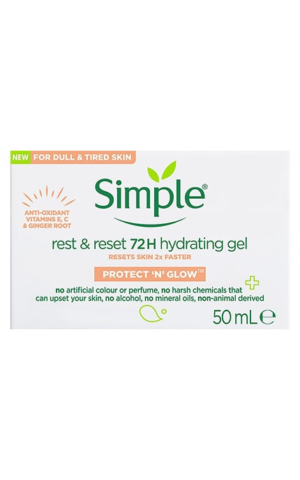 SIMPLE-Гель для лица восстанавливающий увлажняющий Simple Protect N Glow 50 мл-8720181476853