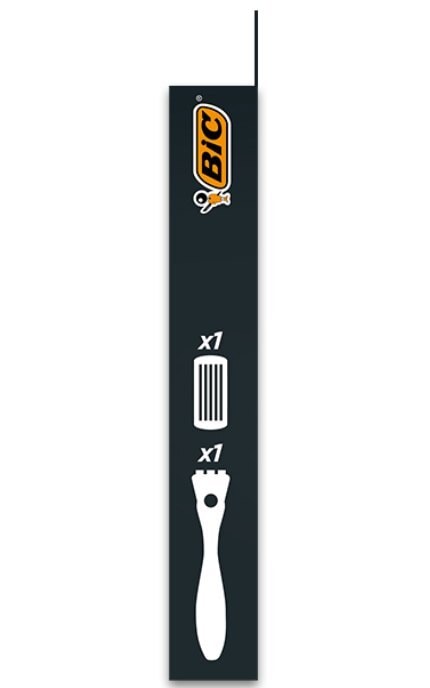 BIC-Станок BIC Flex Hybrid 5 с 1 сменным картриджем-3086124143950