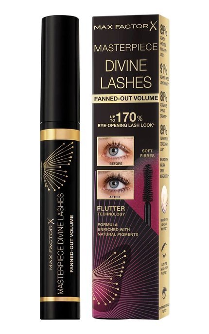 MAX FACTOR-Тушь для ресниц Max Factor Masterpiece Divine Lashes Fanned-Out Volume 001 Rich Black 8 мл-3616305729699