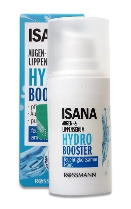 ISANA-Сироватка зволожуюча для очей та губ Isana Hydro з гіалуроном, 15 мл-4305615838298