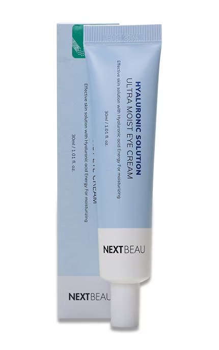 NEXTBEAU-Крем для шкіри навколо очей зволожуючий Nextbeau Hyaluronic 30 мл-8809696980960