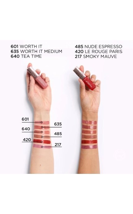 L'OREAL PARIS-Тінт-сиворотка для губ L'Oreal Paris Hyaluron Tint 640 Tea Time 5 мл -3600524242794