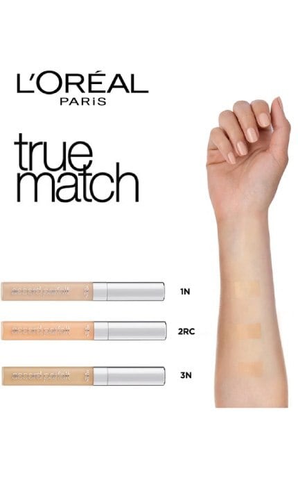 L'OREAL PARIS-Консилер для лица L'Oreal Paris True Match 2R/2C Рожево-бежевий 6.8 мл-3600523500185