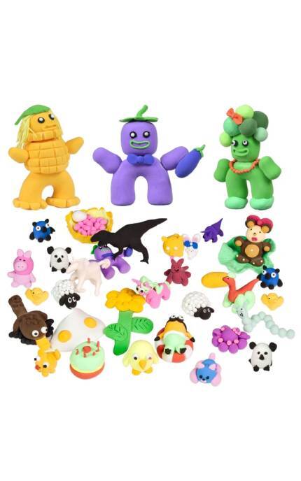 STRATEG-Масса для лепки Strateg U DO Clay 12 шт-4823113889715