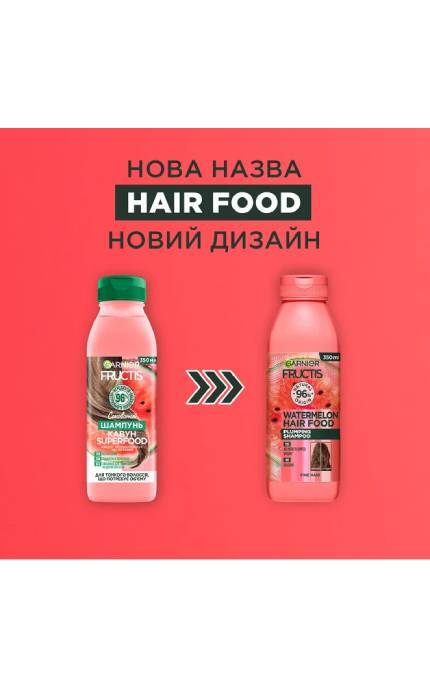 FRUCTIS-Шампунь для волосся Соковитий кавун Garnier, 350 мл 350 мл-3600542389082