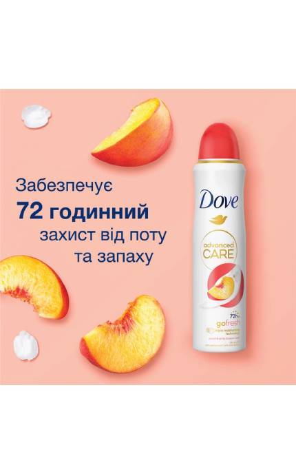 DOVE-Антиперспірант-спрей Dove Персик-Білі квіти 150 мл-8720181443572