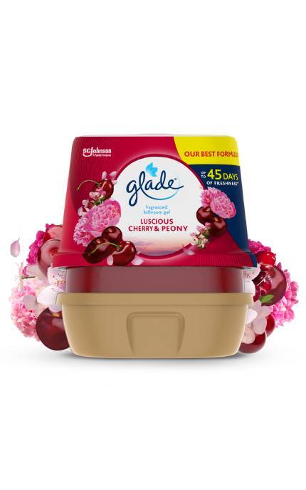 GLADE-Освіжувач повітря для кімнати SC Johnson Glade Аромагель Півонія та соковиті ягоди 180 г-5000204184952