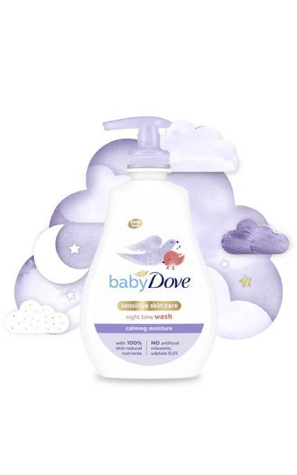 --Детский гель для душа Dove Baby Успокаивающее увлажнение 400 мл-8717163858226
