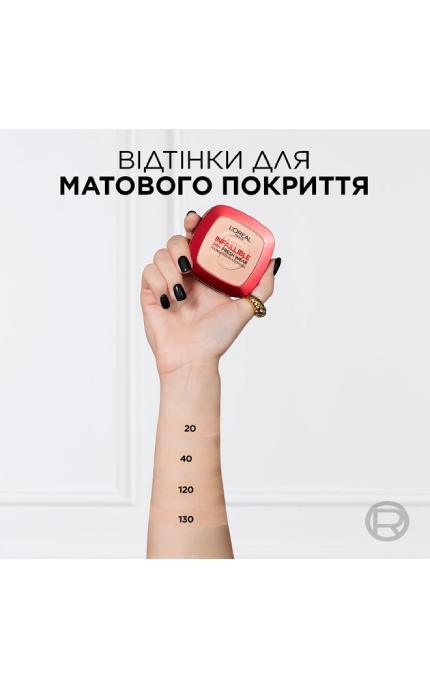 L'OREAL PARIS-Компактна крем-пудра для обличчя L'Oreal Paris Infaillible 40 - Warm 9 г-3600523951390