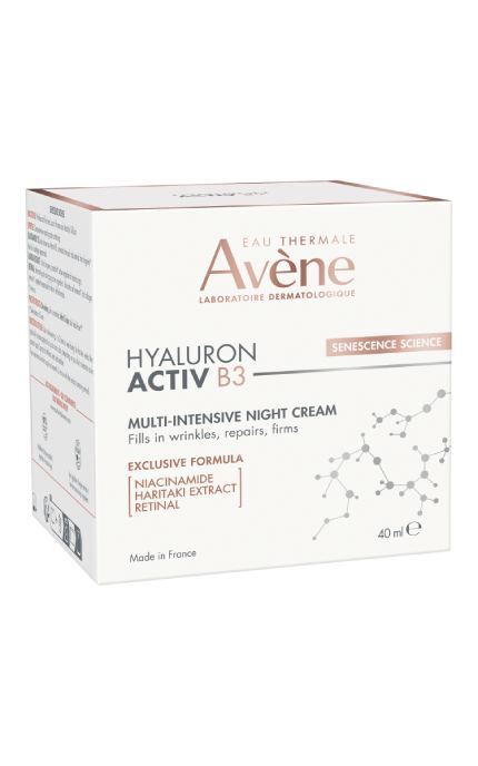 AVENE-Крем для обличчя Avene Hyaluron Activ B3 нічний 40 мл-3282770153200