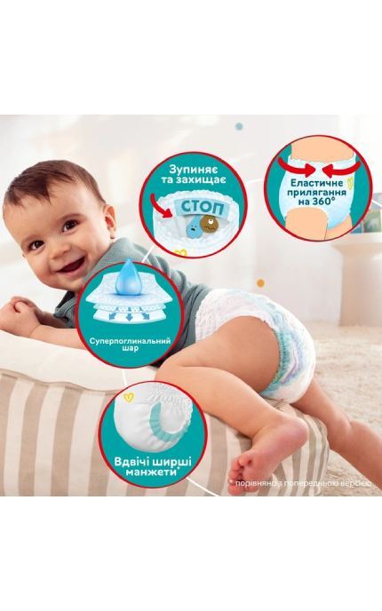 PAMPERS-Підгузки-трусики дитячі Pampers Pants розмір 5 Junior 12-17 кг 96 шт-8006540069509